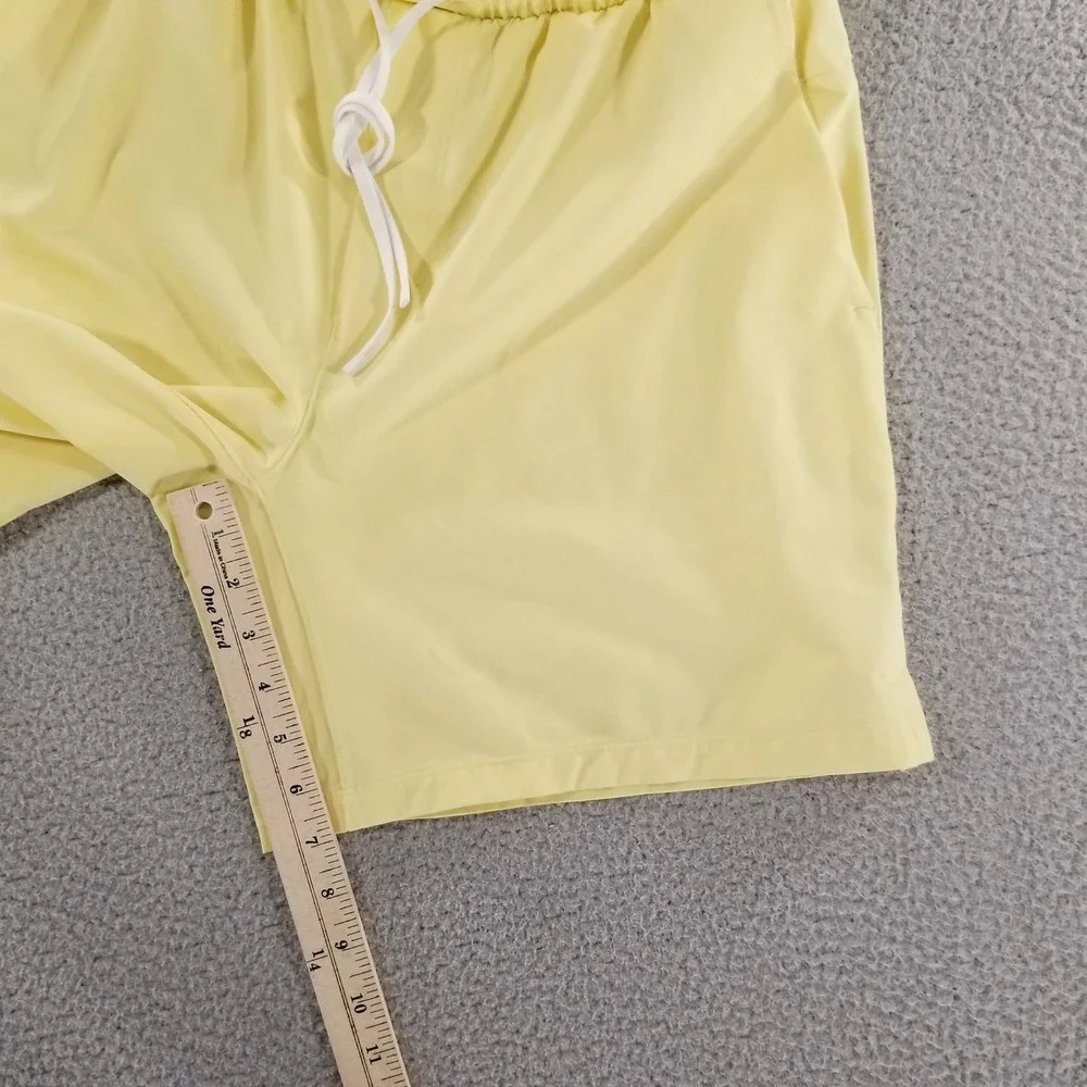 Lululemon Swim Shorts Mens Medium Yellow Pool Shorts 7